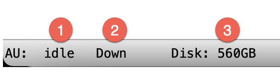 Status bar