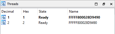 windbg threads
