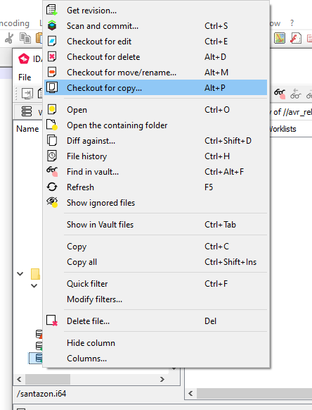 Copying a file
