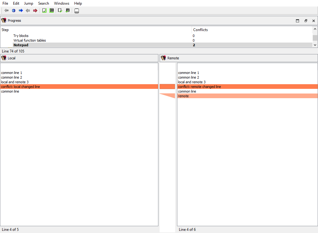 merge mh notepad
