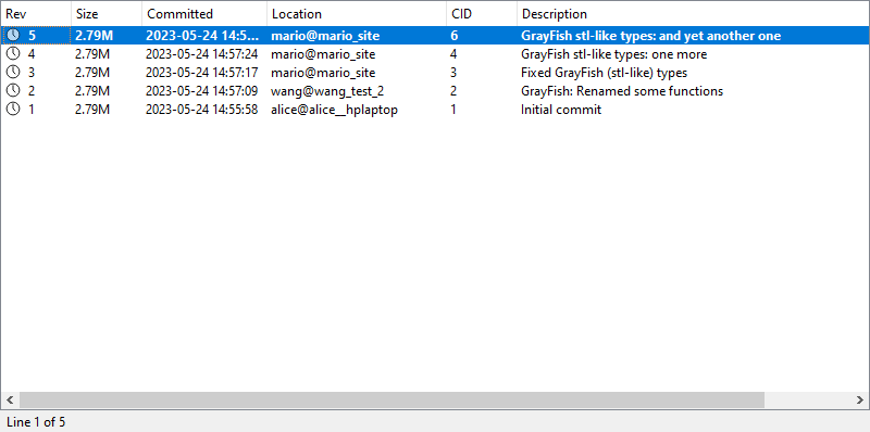 File history